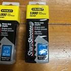 3- Stanley 1/2" Sharp Shooters Heavy Duty Staples New. 1000 Per Box — photo 4