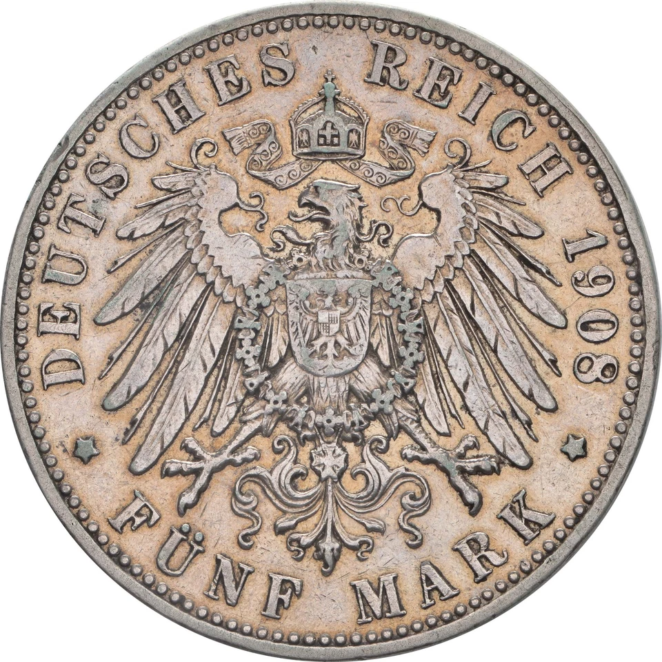 Bayern:5 Mark 1903  J. 46 ss. - Bild 3 von 3