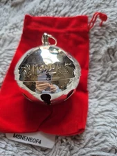 1990 WALLACE SILVER PLATE SLEIGH BELL