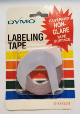 VTG 1983 OEM Dymo Labeling Tape Red 7291-02 Non-Glare 3/8 in x 12 feet