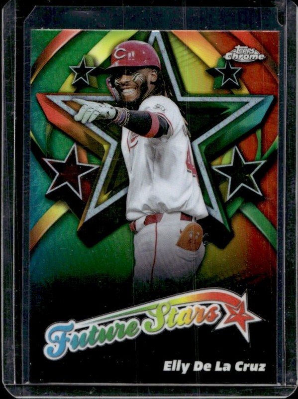2025 Topps Chrome Elly De La Cruz Future Stars #FS-7 Reds