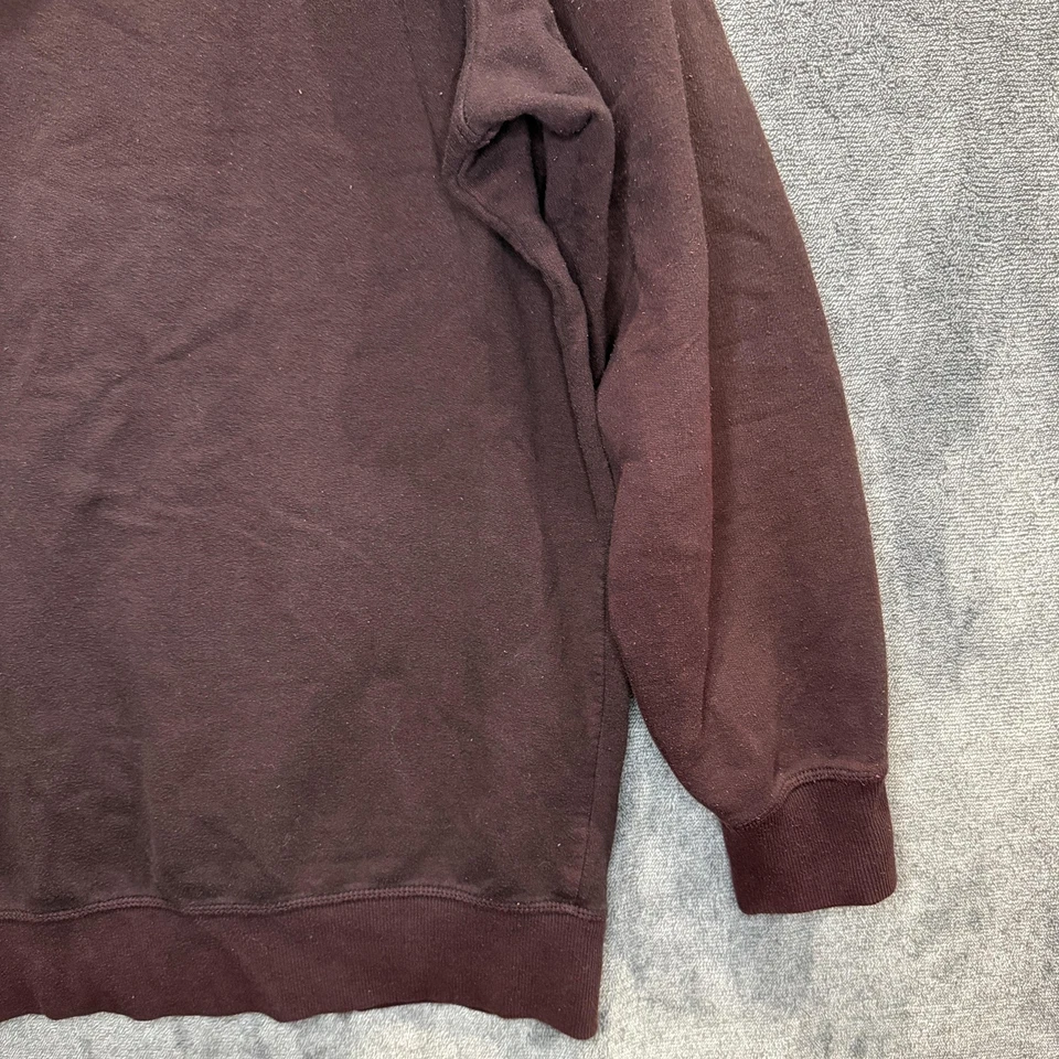 Sudadera con Capucha O'Neill Para Hombres 2XL Granate Forrada Sherpa Cremallera Completa Surf A0010116AF Foto 4 de 4