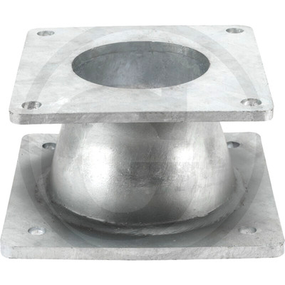 Reduzierflansch von 6 auf 4 Zoll Gülle Schieber Zubehör Granit Parts 40504051901