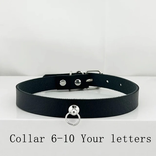 Pu Leather Daddy Collar Punk O-Ring Buckled Custom Ins Modern Necklace Choker F3 - Picture 25 of 26