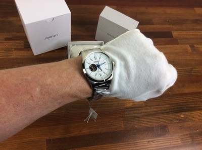 Seiko Selection SCVE049 Open heart model Watch New Box & Papers +