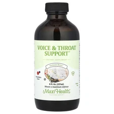 2 X Maxi Health, Voice & Throat Support�, Natural Berry, 8 fl oz (237 ml)