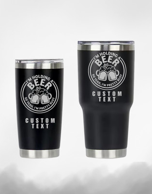 BEER | 20/30OZ |ENGRAVED TUMBLER| CUSTOM | FREE PERSONALIZATION