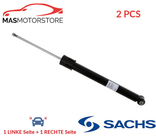 STOSSDAMPFER STOßDÄMPFER 2 STÜCK PAAR HINTEN SACHS 350 482 2PCS A NEU