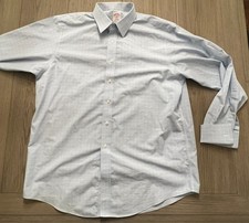 Brooks Brothers Button Down Dress Shirt Mens 17-35 Regular Non-Iron French Cuffs