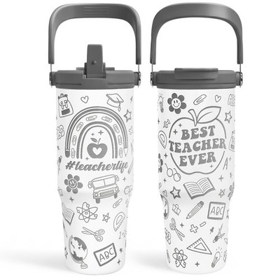 Teacher Appreciation Gifts, Best Ever Tumbler 30 Ounces, 1