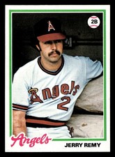 1978 Topps #478 Jerry Remy Near Mint Angels
