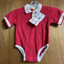 McKids McDonalds Toddler One Piece 18M Red White Yellow Collared Boy Girl Romper