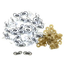 100pcs Cartoon Eyes, Toys Eyes Stuffed Plush Animal Accessories, Crochet Toy,