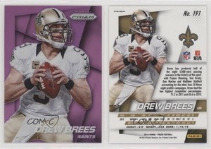 2014 Panini Prizm Purple Prizm Drew Brees #191