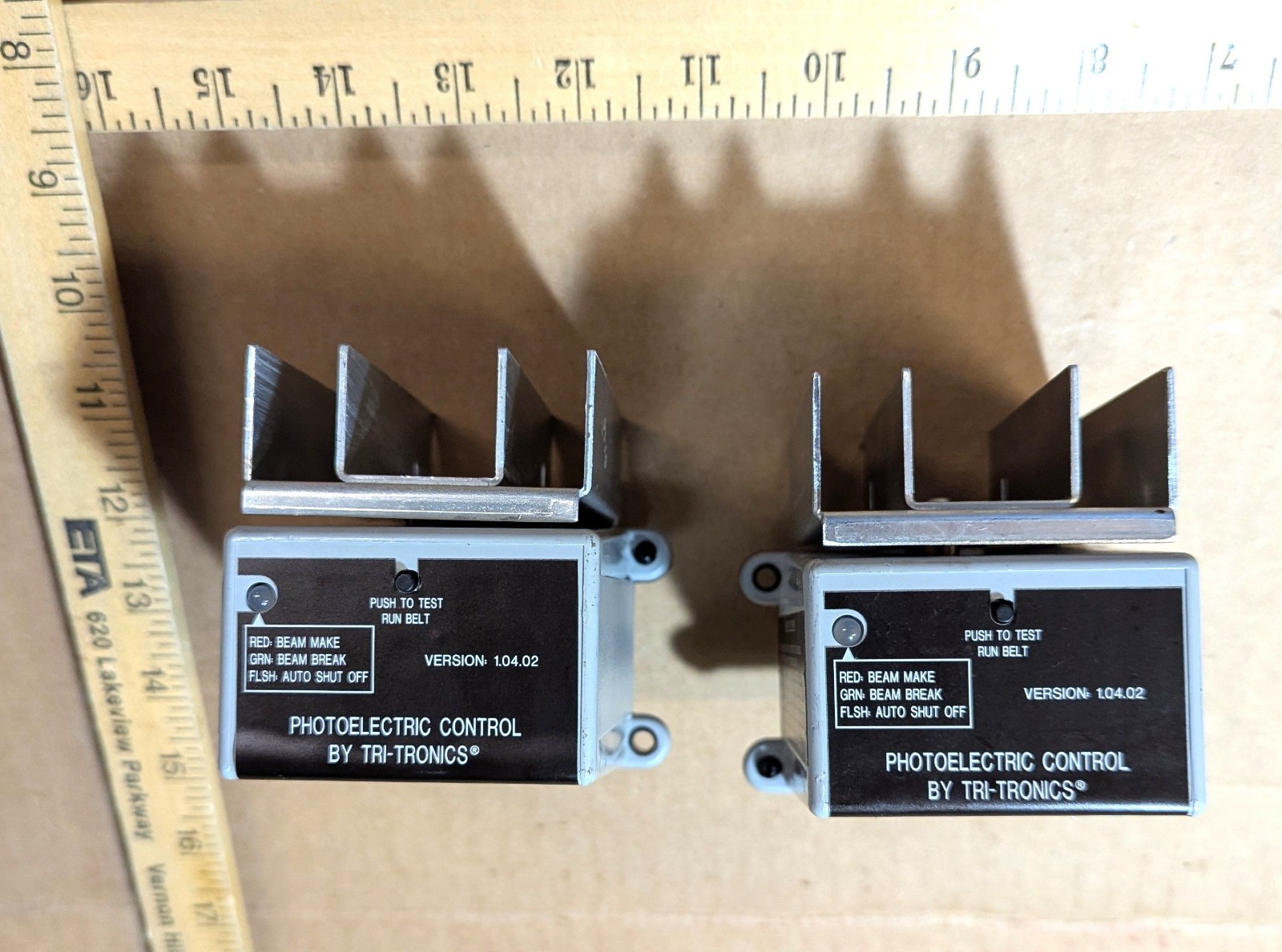 Lot Of Two [2] Tri-Tronics Checkmate Photo Controls Model PM-7400X5