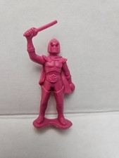 Rare 1979 Galaxy Laser Team By Tim Mee White Star Knight 2.5" tall pink