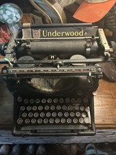 Vintage Antique Underwood No. 5 Standard Typewriter Great Condition! thumbnail