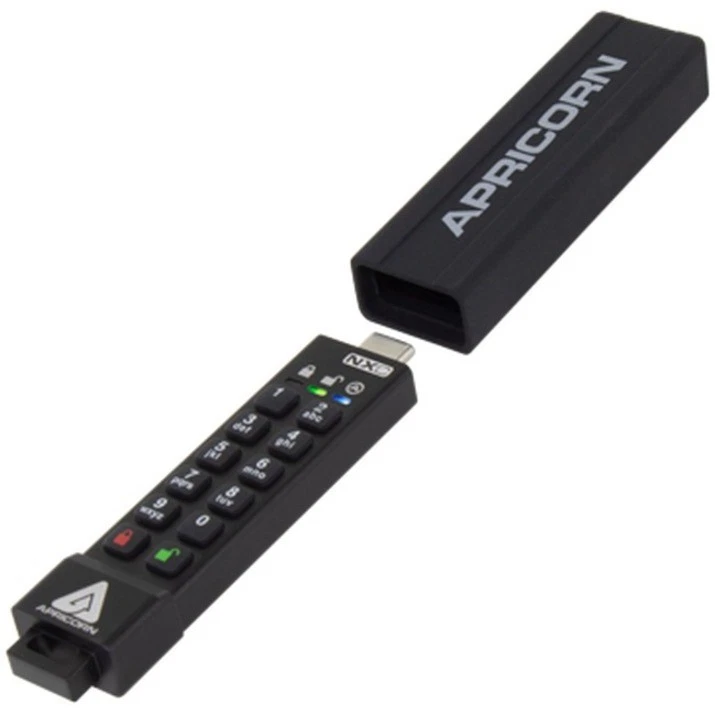 Apricorn Aegis Secure Key 3NXC 32GB USB 3.2 [Gen 1] Type C Flash Drive - Image 4 of 4