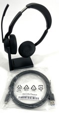 Jabra Evolve2 55 MS Teams Stereo Bluetooth Wireless Headset w/ Base - NO DONGLE