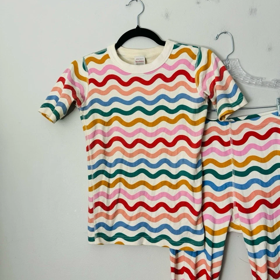 Пижамный набор Hanna Andersson из разноцветного органического хлопка для девочек размер 14-16 - Изображение 4 из 4