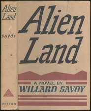 Willard SAVOY / Alien Land 1st Edition 1949