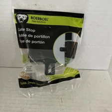 Barrette Outdoor Living Gate Stop Steel Black w Hex Screws 73014321 890ep