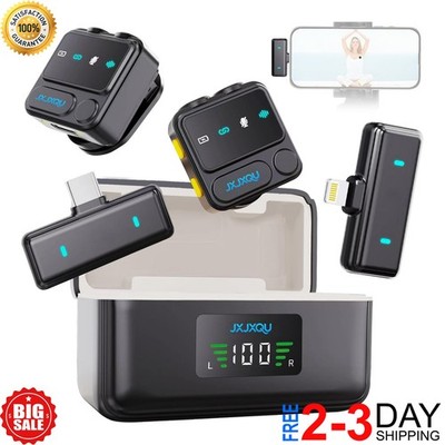 Microfono mini inalambrico de para celular iPhone y Android solapa 2 mic
