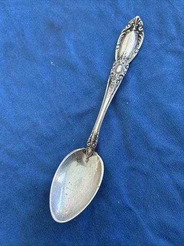 Towle 'King Richard' sterling silver demitasse spoon with ornate handle