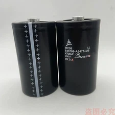 1PCS EPCOS inverter aluminum electrolytic capacitor B43706-A5478-M6 450V 4700UF