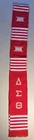Delta Sigma Theta Red Kente Stole