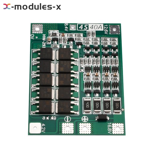 BMS-4S Li-Ion 14.8V 20A/40A - De.code - Foto 11