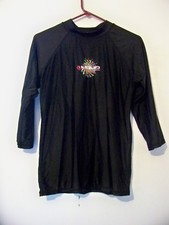 Rash Guard Shirt Looks to be a Size XL Could be Boys or Girls Black EUC