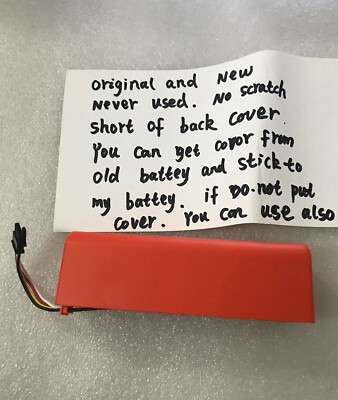 Original 5200mAh 14.4V Battery For Xiaomi Robot Vacuum Cleaner Roborock S50  S51 | eBay