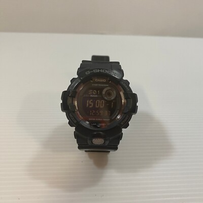Casio G-SHOCK Watch Step Tracker GBD-800-1B Dual Time Black/Silver