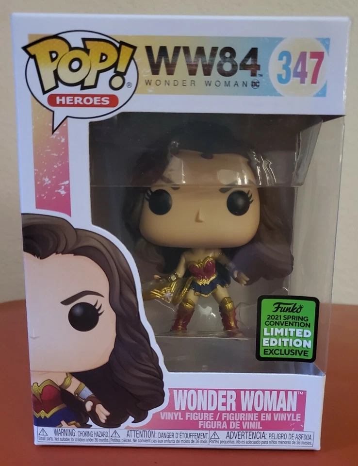 Mulher Maravilha 1984: Mulher Maravilha com Tiara Bumerangue 2021 Exclusivo DC Funko Pop! - Imagem 2 de 4