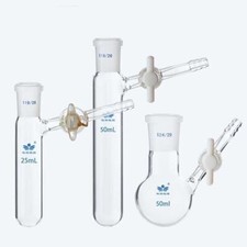 Laboratory glassware PTFE 10-1000ml standard port Schlenk flask Tube Chemistry