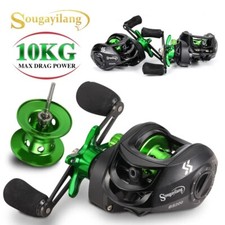 Baitcasting Reels 7.2:1 gear Ratio Reels Metal Spool Max Drag 10kg Trolling Reel
