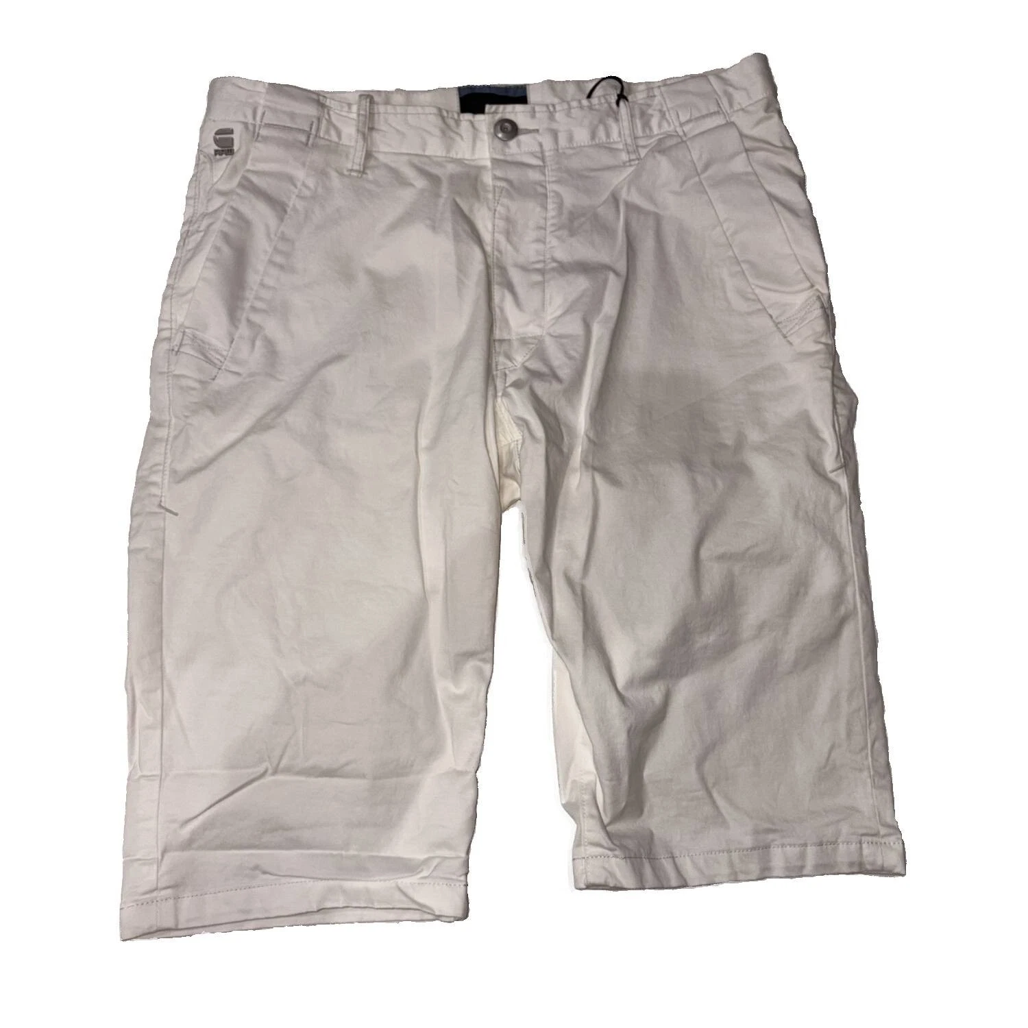 G-STAR Men's White Correct Bronson Chino Shorts RRP £50
Opens in a new window or tab