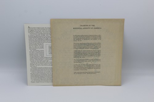Decorative The Professor 1986 Edwin Knowles Norman Rockwell Limited Edition good - Picture 6 of 12