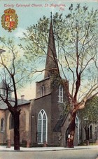 St Augustine FL Florida Trinity Episcopal Church 1910s UNP DB Vtg Postcard M10