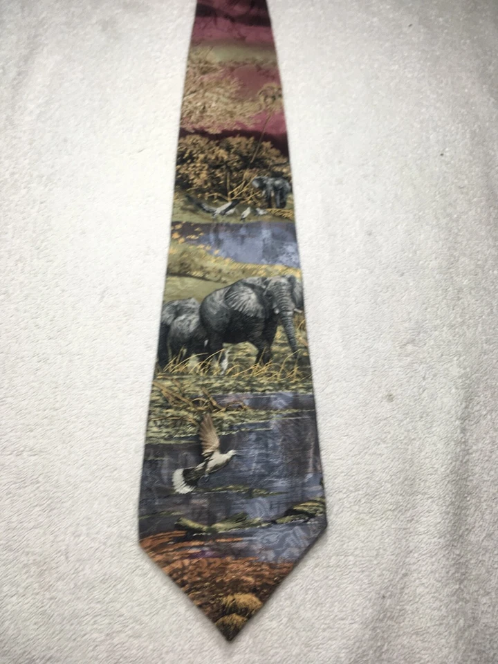 ESPECIES EN PELIGRO DE EXTINCIÓN HOMBRES CORBATA AVES Y ELEFANTES 4 X 59 Foto 3 de 4