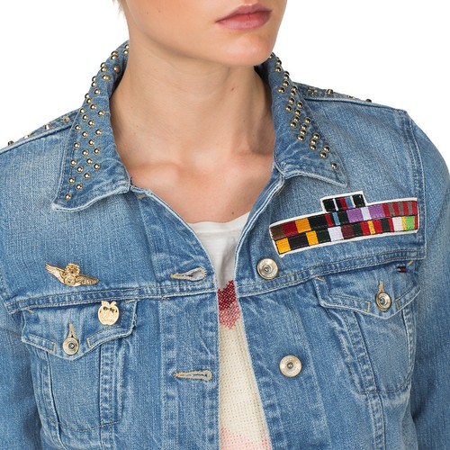 Hilfiger Jeans Donna Vivianne Jeans Giacca, Blu | eBay