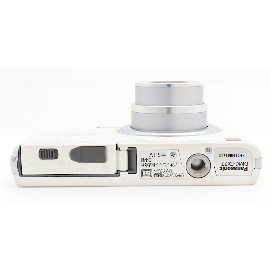 Panasonic DMC-FX77 ホワイト Panasonic Digital Camera Lumix Fx77 (white) Dmc-fx77-w Japan