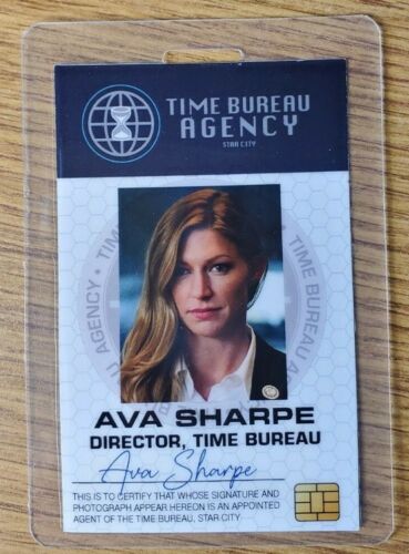 Legends Von Tomorrow Id Badge-Ava Sharpe Director Zeit Bureau Cosplay Requisite - Photo 1/2