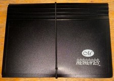 Creative Memories 7 1/2" x 5 1/2" 7 pocket accordian file black