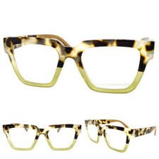 Classy Elegant Vintage Retro Style READING EYE GLASSES Readers Big Leopard Frame