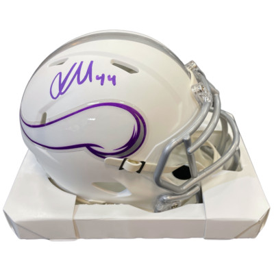 Josh Metellus Autographed Minnesota Vikings Winter Warrior Mini