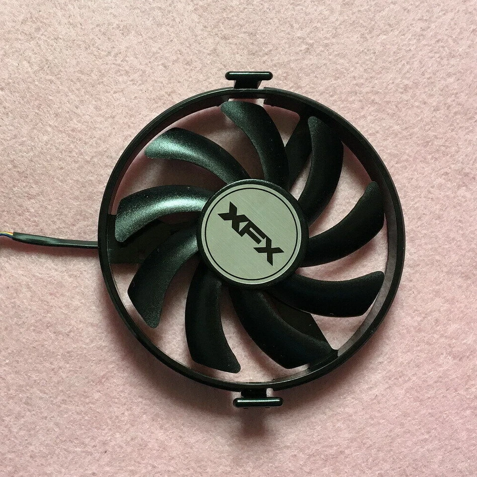 Pair Fans Cooler Fan For XFX R9 370 380 370X 380X R7 370 360 FDC10U12S9-C 92mm - Image 3 of 4