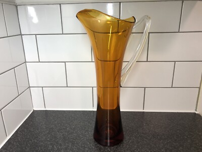  Vintage Braunglas Limonade ~ Saftkrug 