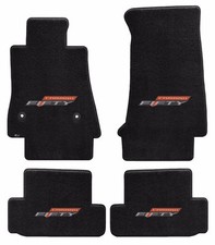 New Black Floor Mats 2016-2024 Camaro Embroidered 50th Anniversary Logo All New Black Floor Mats 2016-2024 Camaro Embroidered 50th Anniversary Logo All